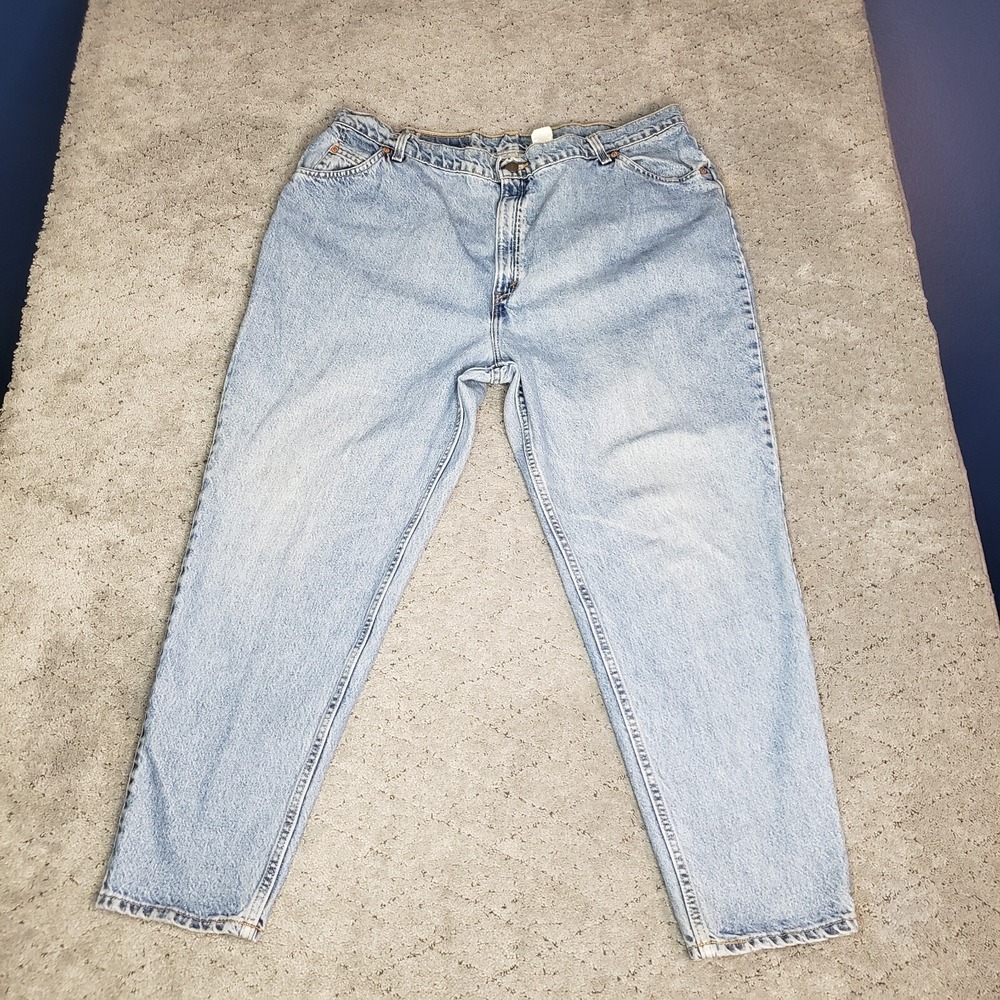 VTG Levis 9922 Jeans Womens 24S Orange Tab High Rise Tapered Mom Jean USA Made